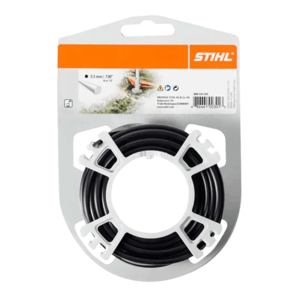 Hilo Redondo para Desbrozadora Negro 3.3mm x 6m Stihl 0000 930 2345