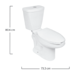 WC Contract Alargado Blanco con Asiento Urrea WC2106D021 - Imagen 4