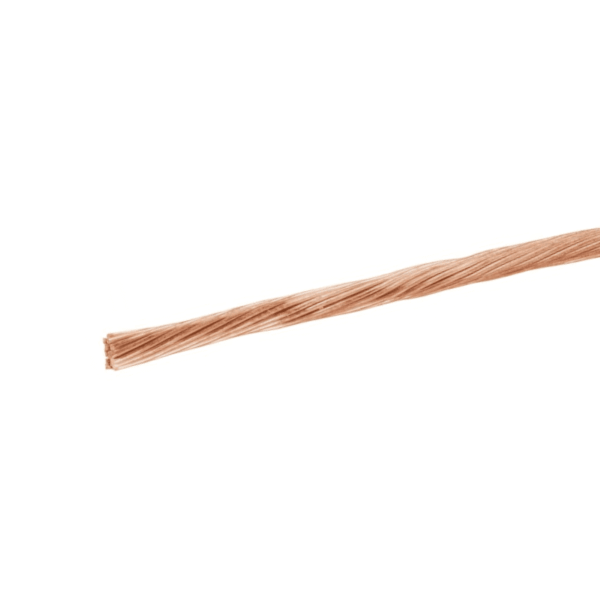 Cable de Cobre Desnudo Semiduro Calibre 12 AWG 1 Metro IUSA