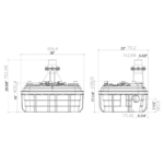 Bomba Trituradora para Drenaje (Aguas Negras) SaniCubic 2 VX Vortex SF099 - Imagen 3