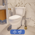 Bomba para Aguas Residuales (Negras) para Instalar Medio Baño Sanitop Up SF027 - Imagen 2