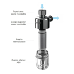 Dispositivo Eliminador de Sarro IPS Kalyxx 100 Mini Angular 3/4" - Imagen 4