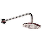 Regadera de Chorro Fijo con Brazo y Chapetón Aura H3005-TR035-AU Helvex