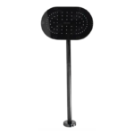 Regadera de Chorro Fijo con Brazo y Chapetón Obsidiana H3005-TR035-OB Helvex - Imagen 3