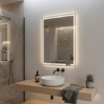 Espejo Rectangular Luz LED con Sensor de Proximidad Helios 60x80cm Esbaño 35001 - Imagen 2