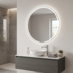 Espejo Redondo Luz LED con Sensor de Proximidad Helios 70cm Esbaño 35002 - Imagen 2
